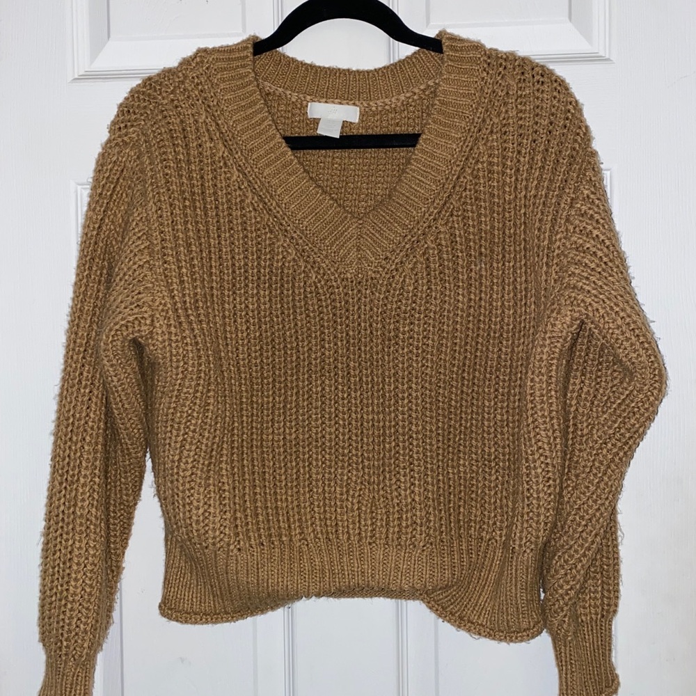 Coffee/ Caramel Knit Sweater